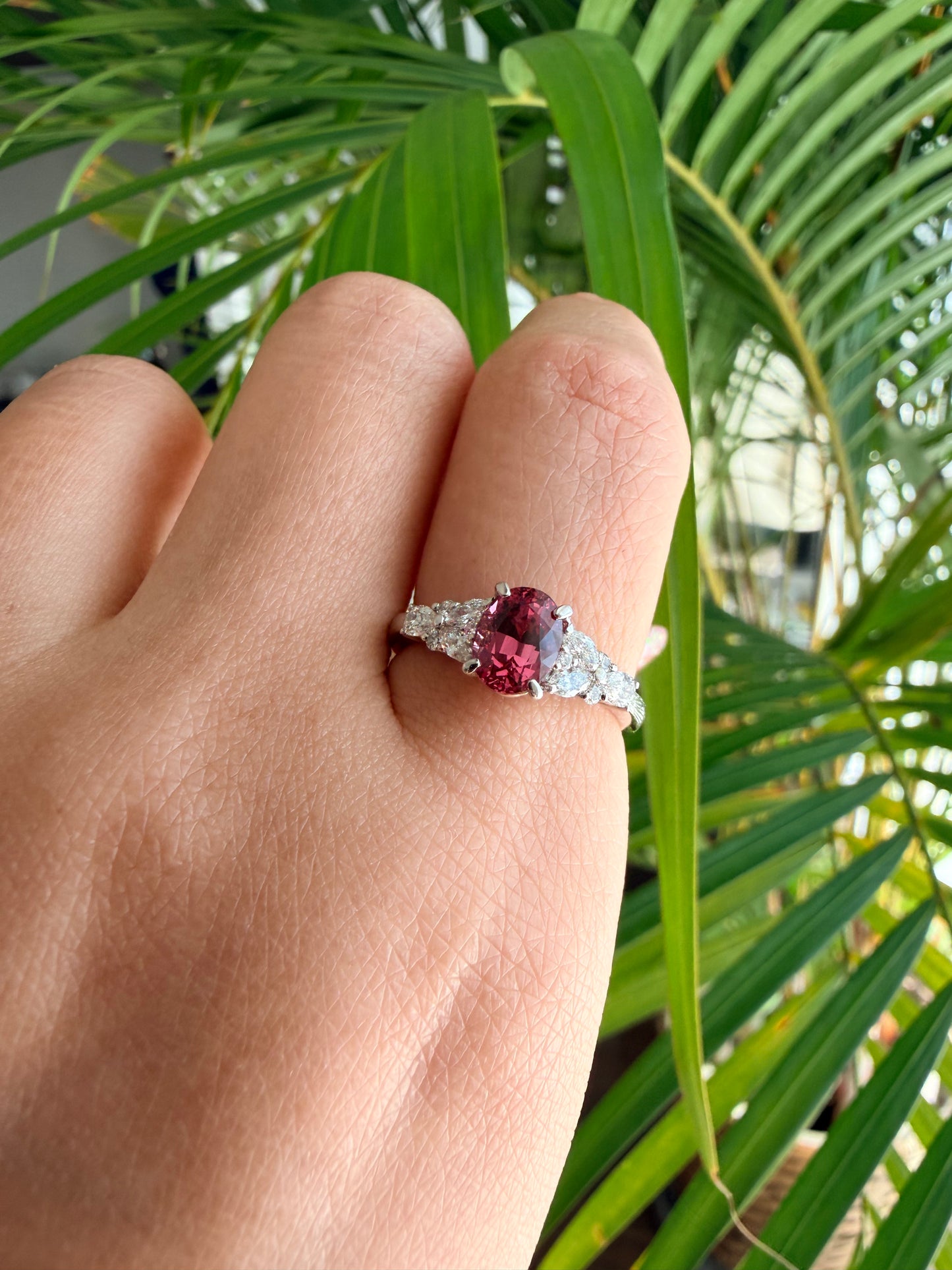 06. 【心を射るスピネル】 PT スピネルリング