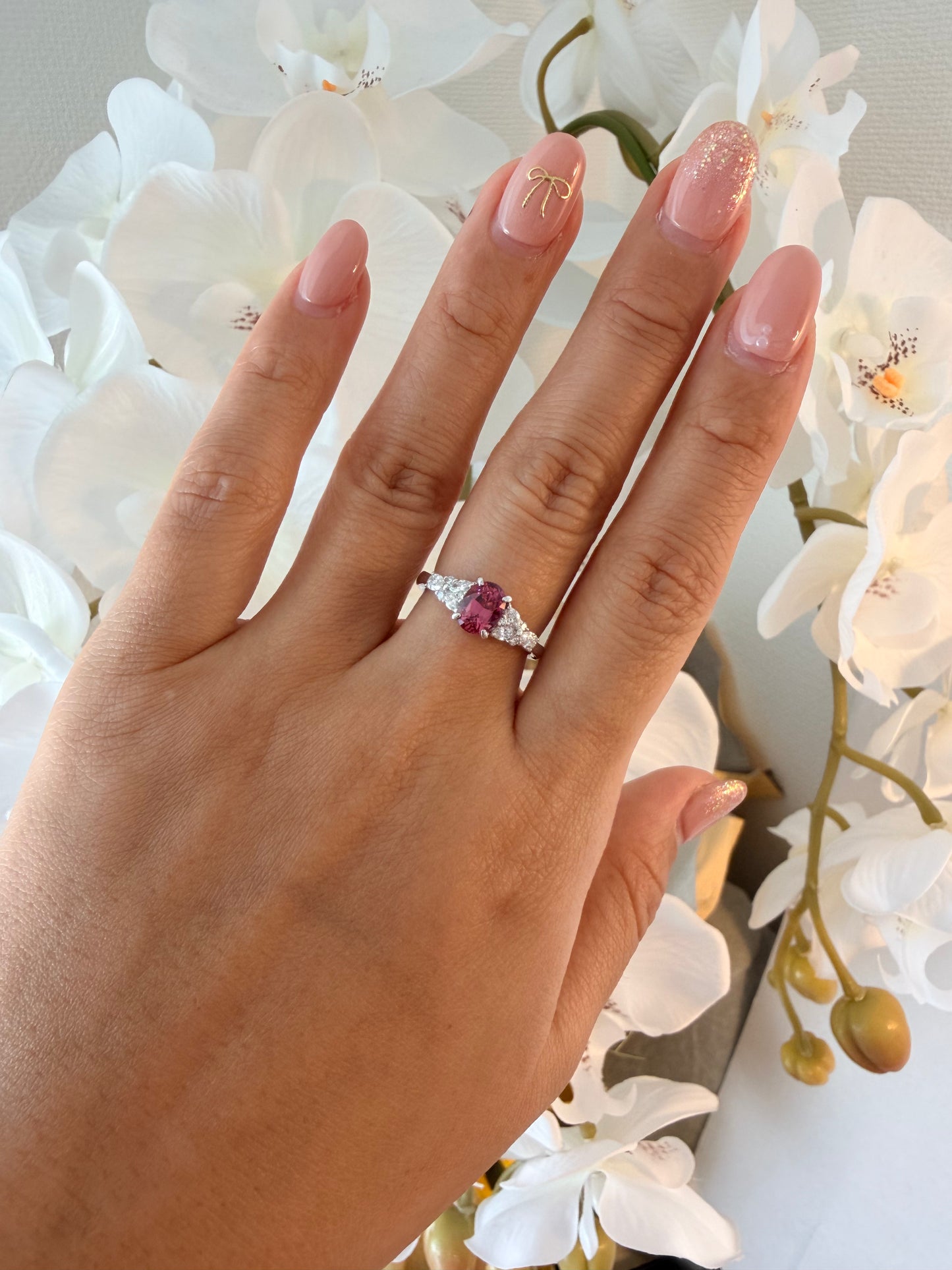 06. 【心を射るスピネル】 PT スピネルリング