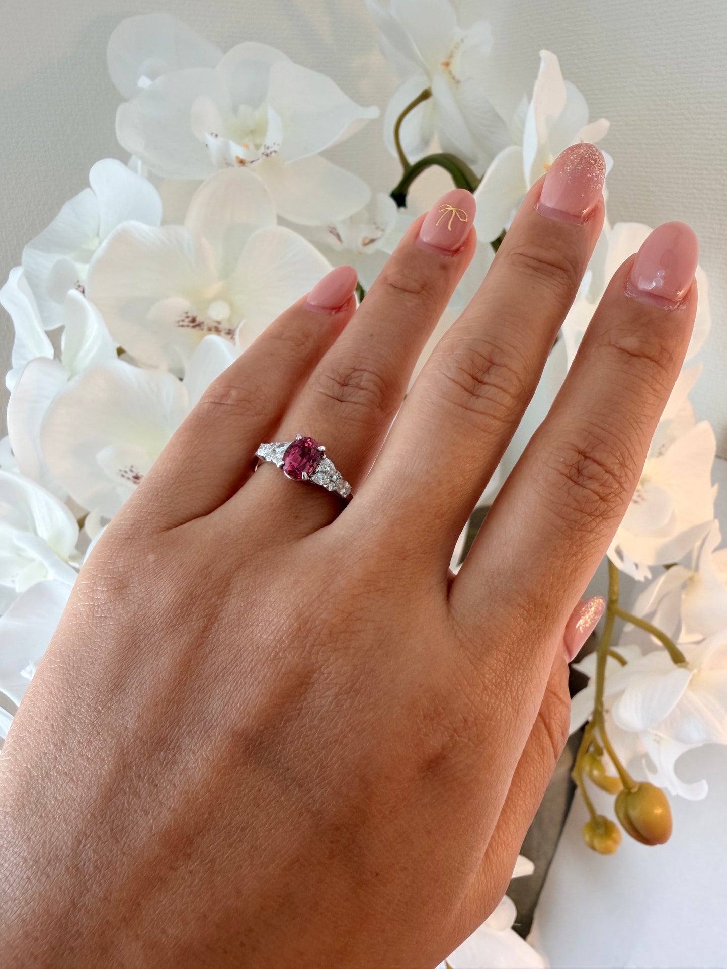 06. 【心を射るスピネル】 PT スピネルリング