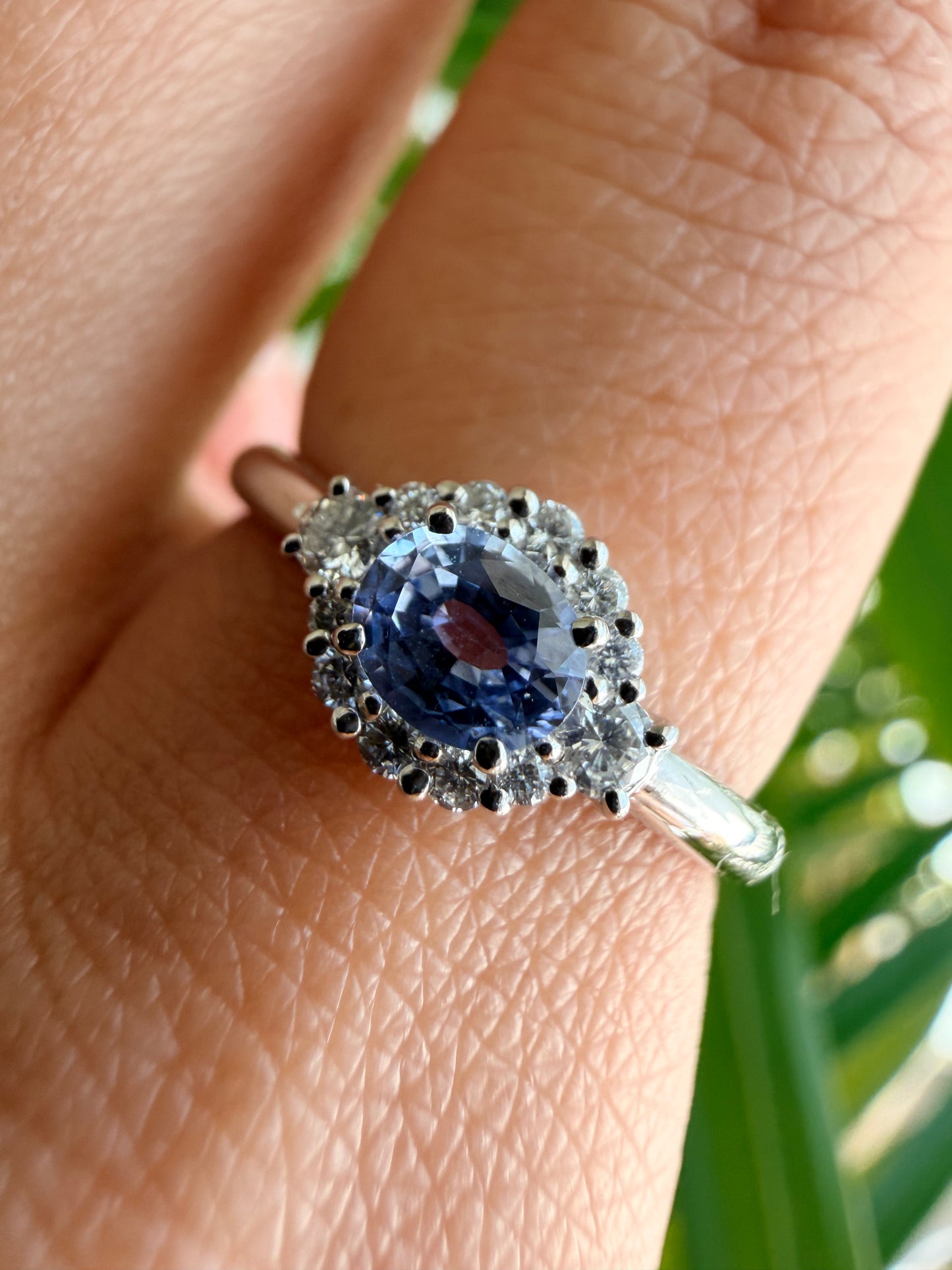 15. 【うるる】ニュアンスブルー・ファンシーサファイアリング　