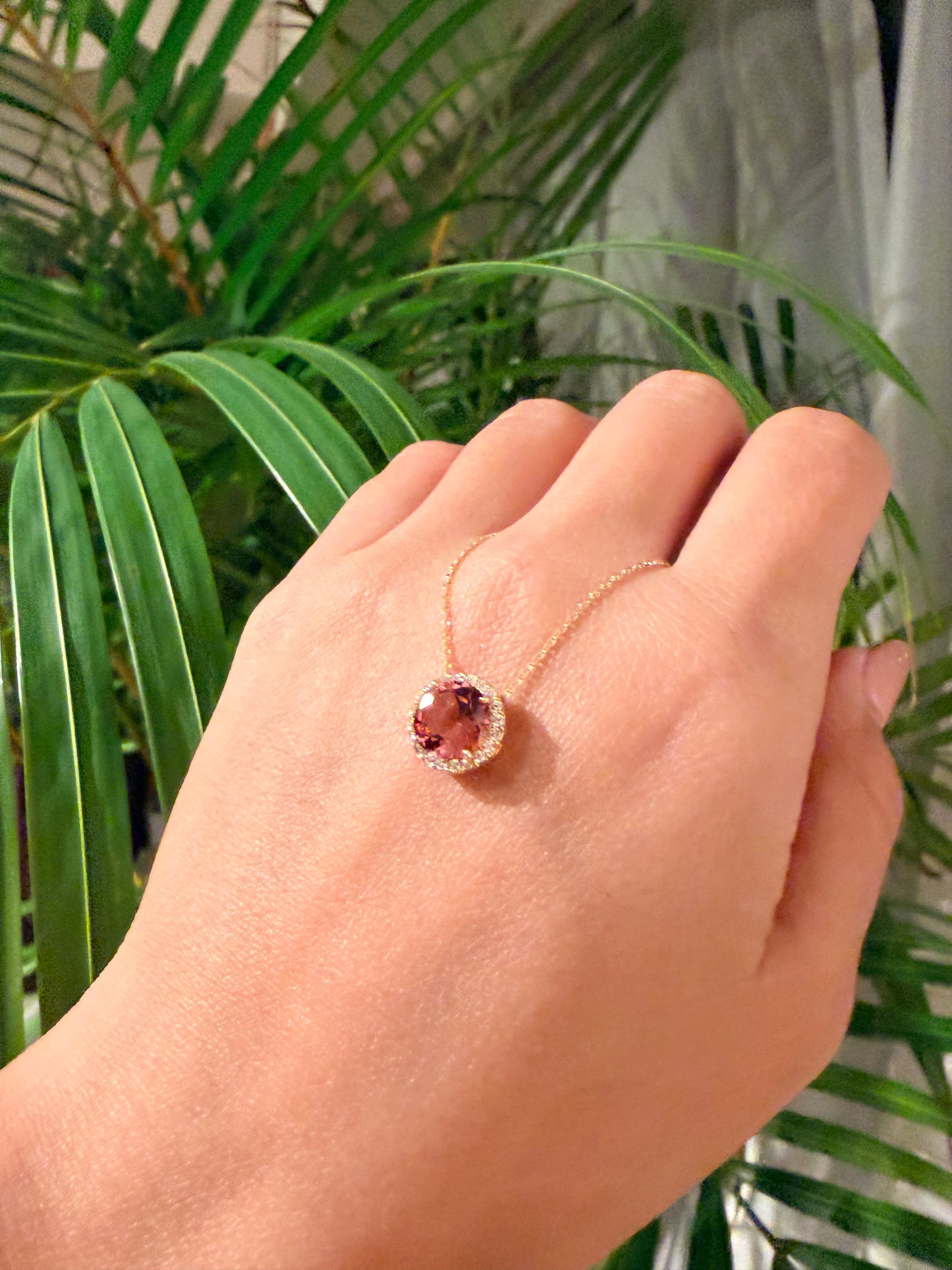 27. 【CANDY】YG ピンクトルマリンネックレス