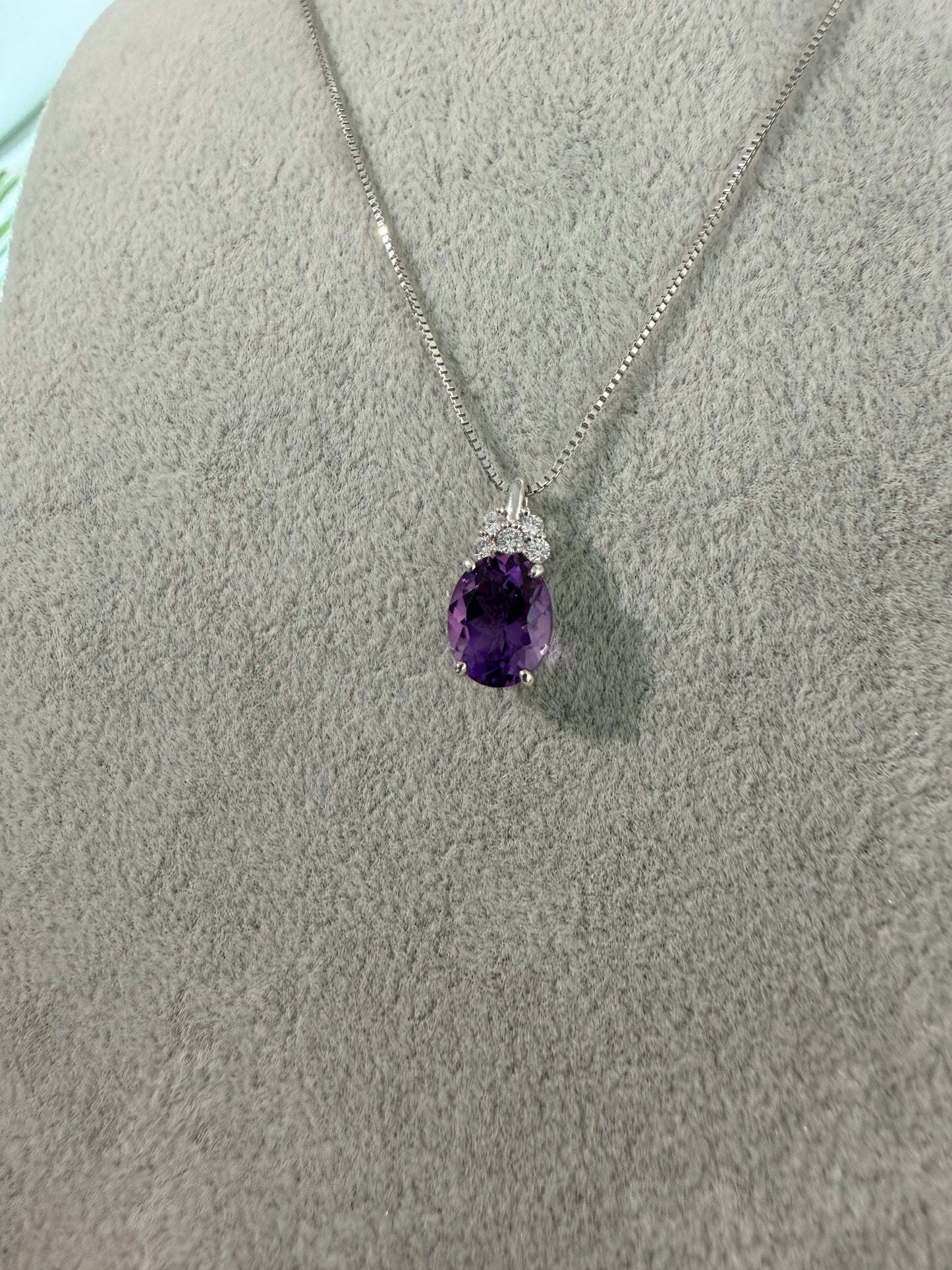 31．PT/WG　アメシスト　ネックレス