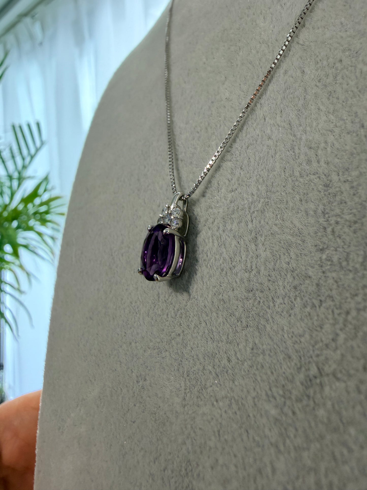 31．PT/WG　アメシスト　ネックレス