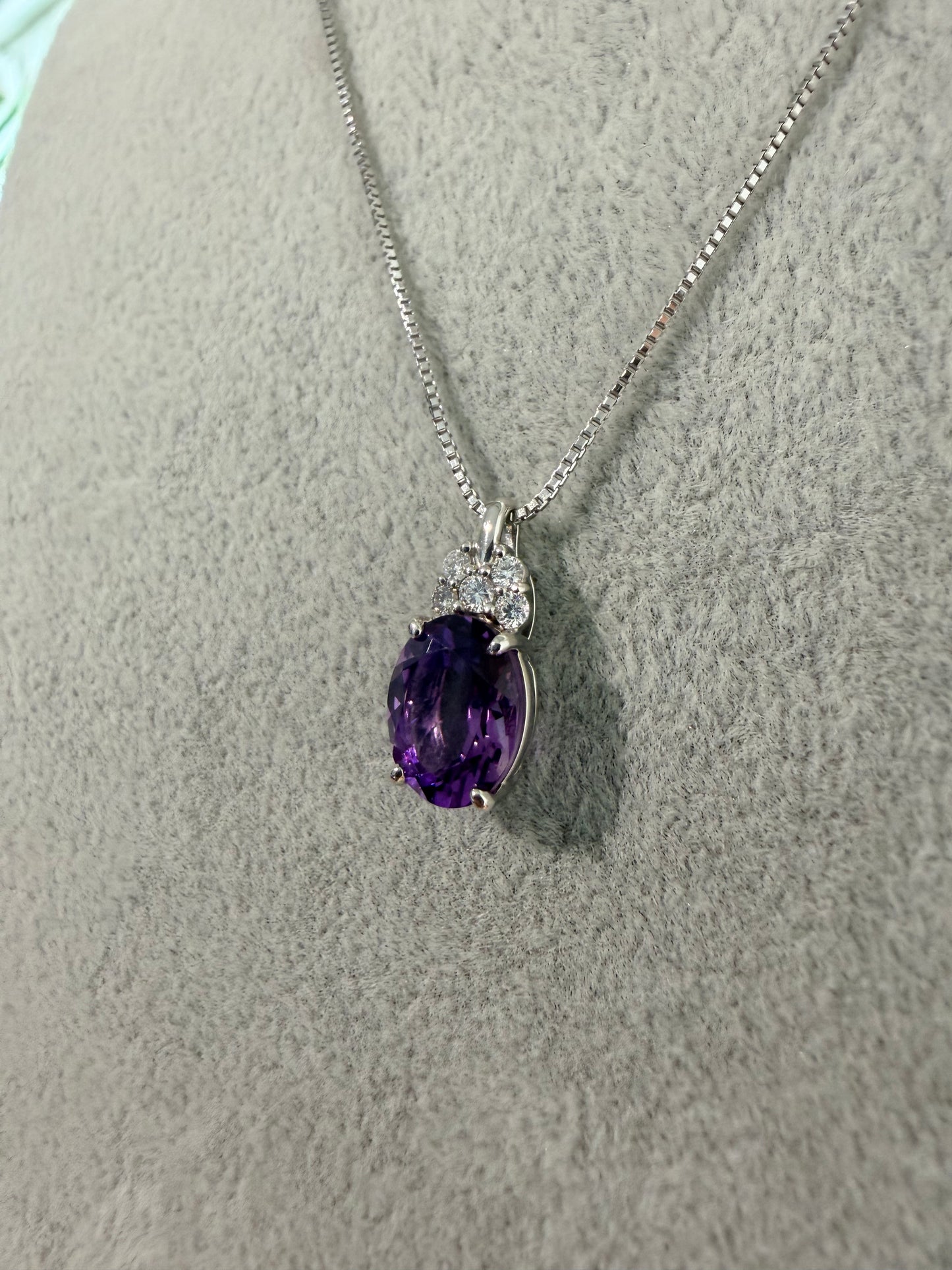 31．PT/WG　アメシスト　ネックレス