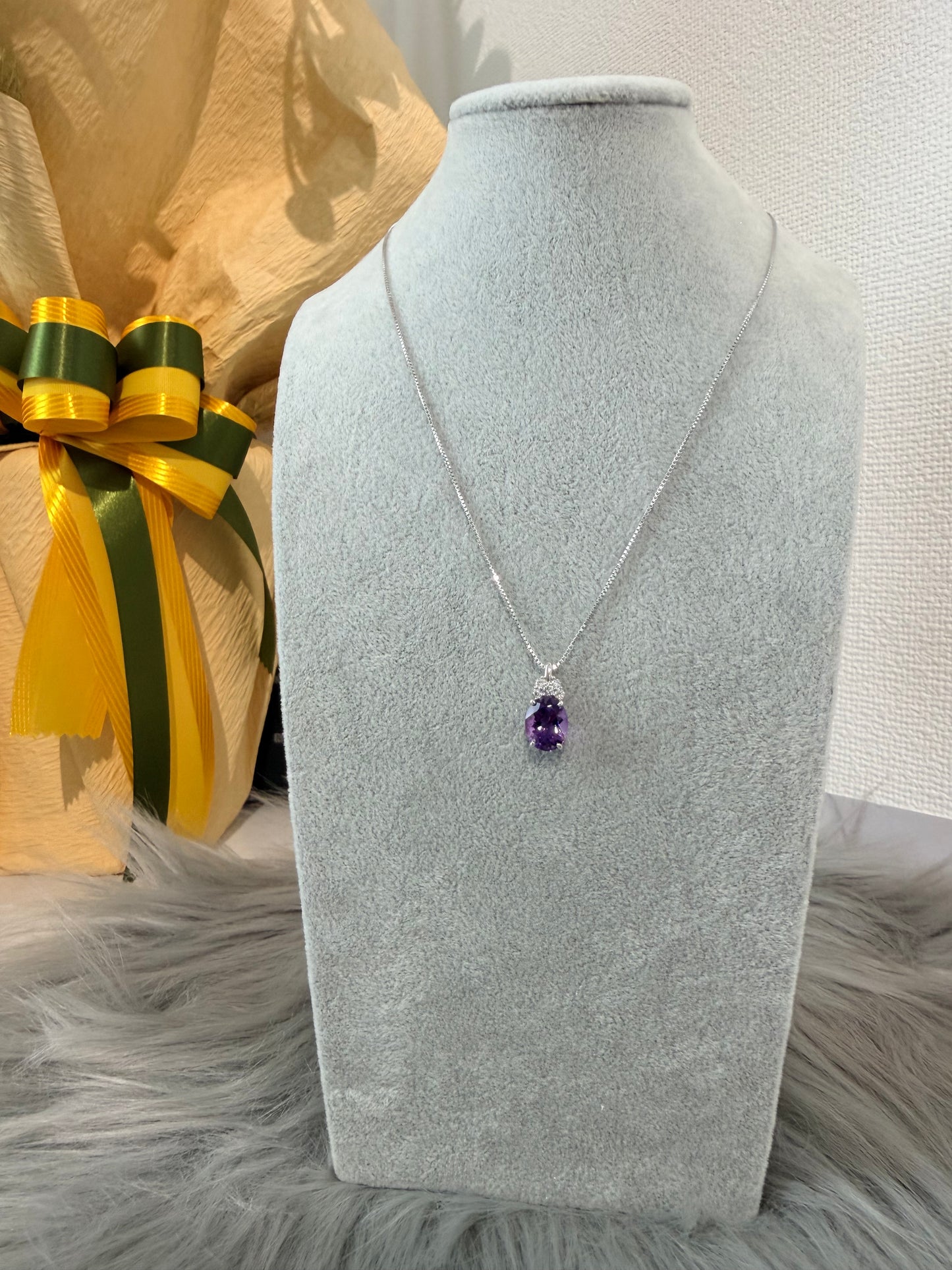 31．PT/WG　アメシスト　ネックレス