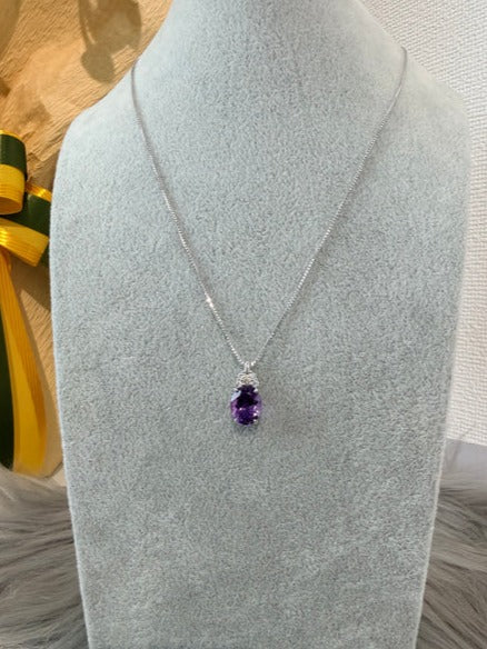 31．PT/WG　アメシスト　ネックレス