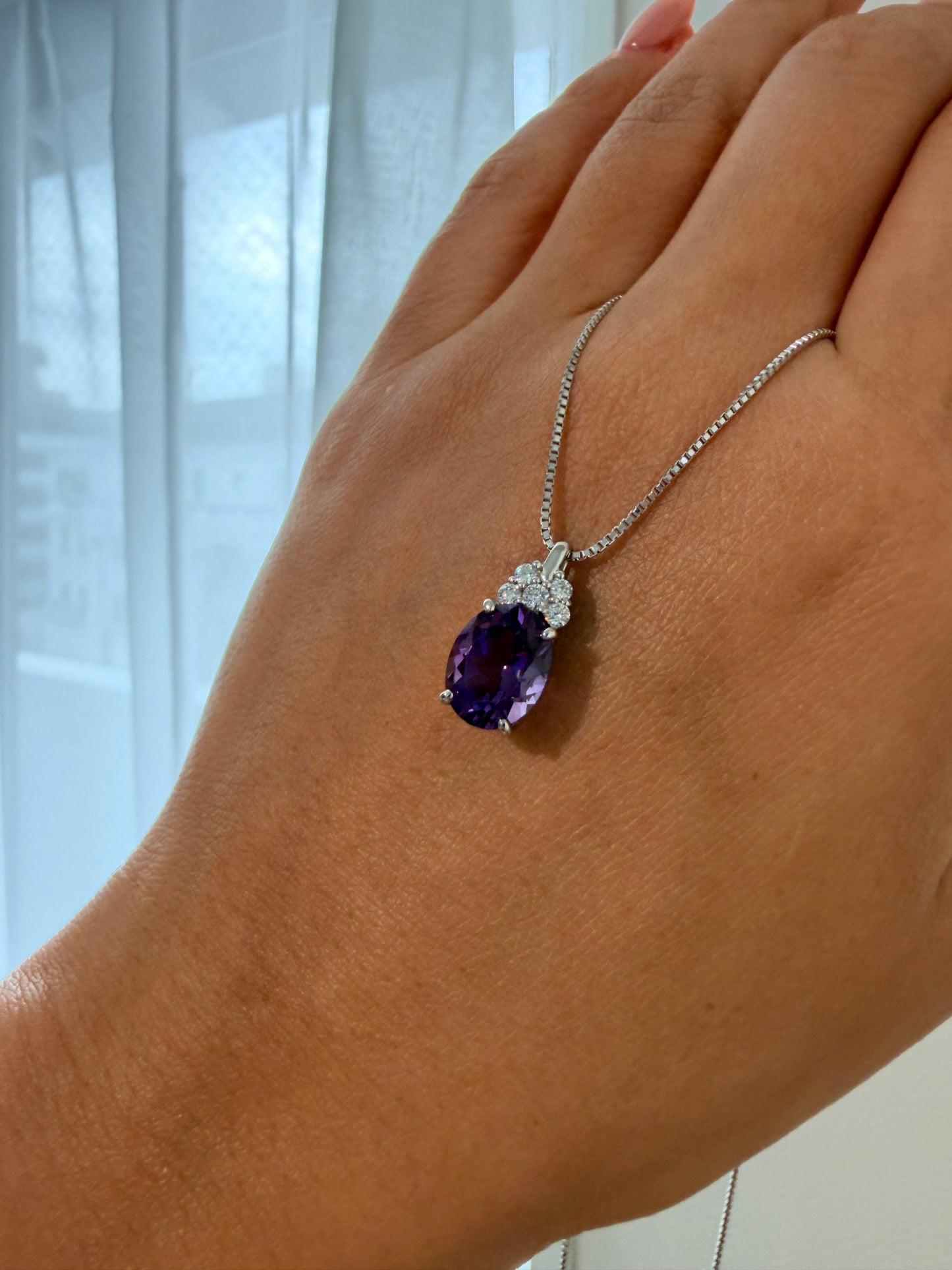31．PT/WG　アメシスト　ネックレス