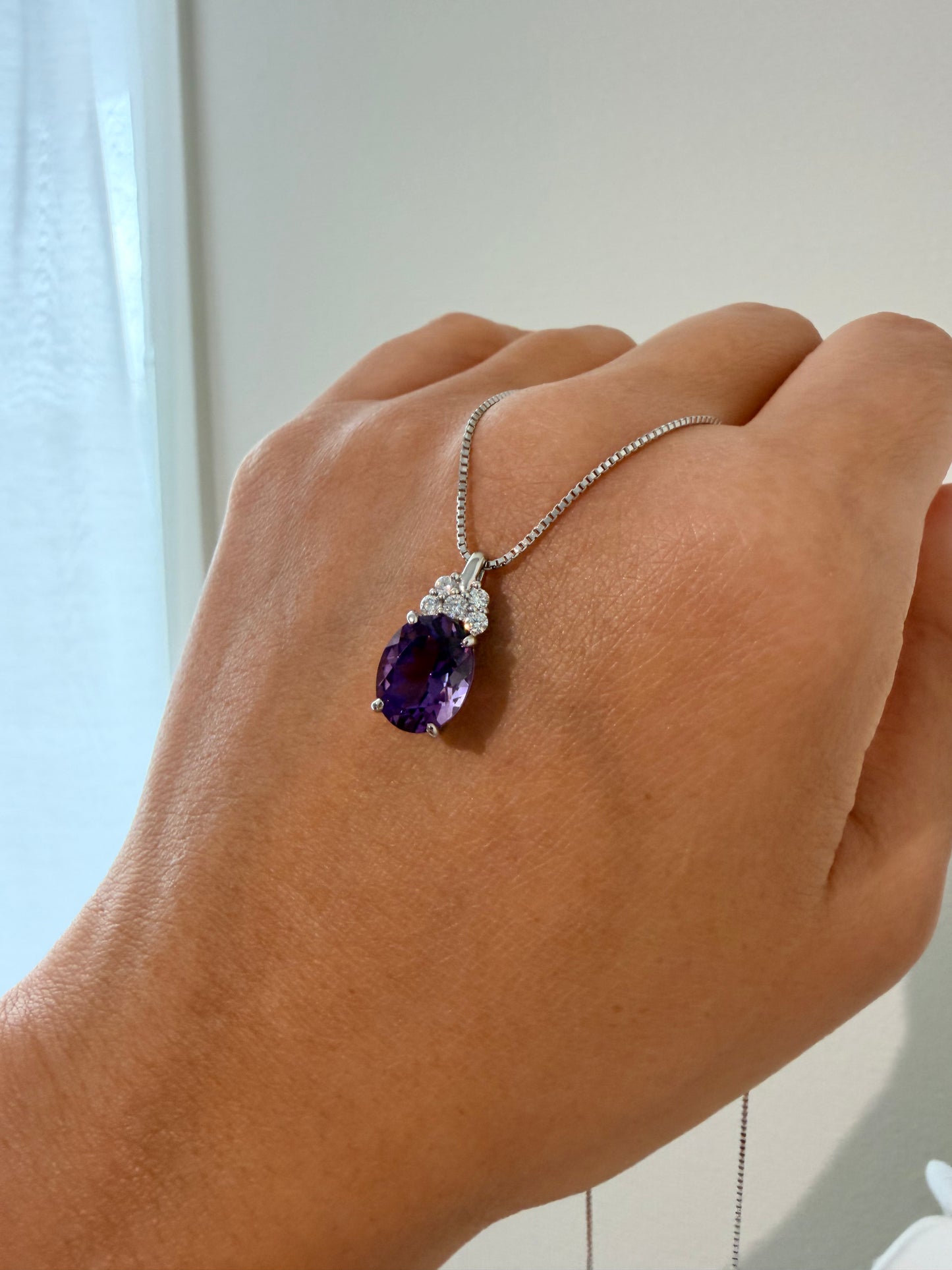 31．PT/WG　アメシスト　ネックレス