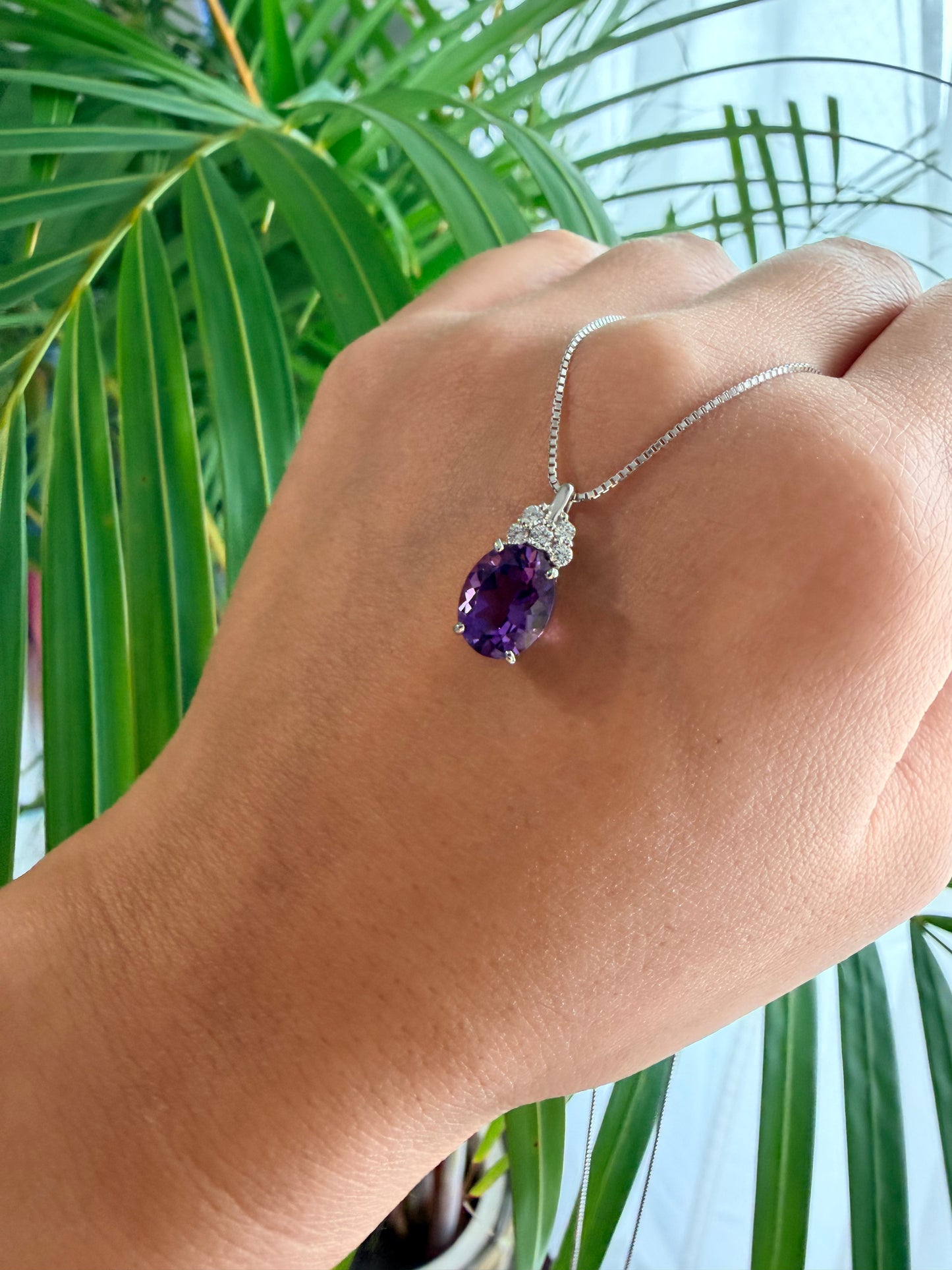 31．PT/WG　アメシスト　ネックレス