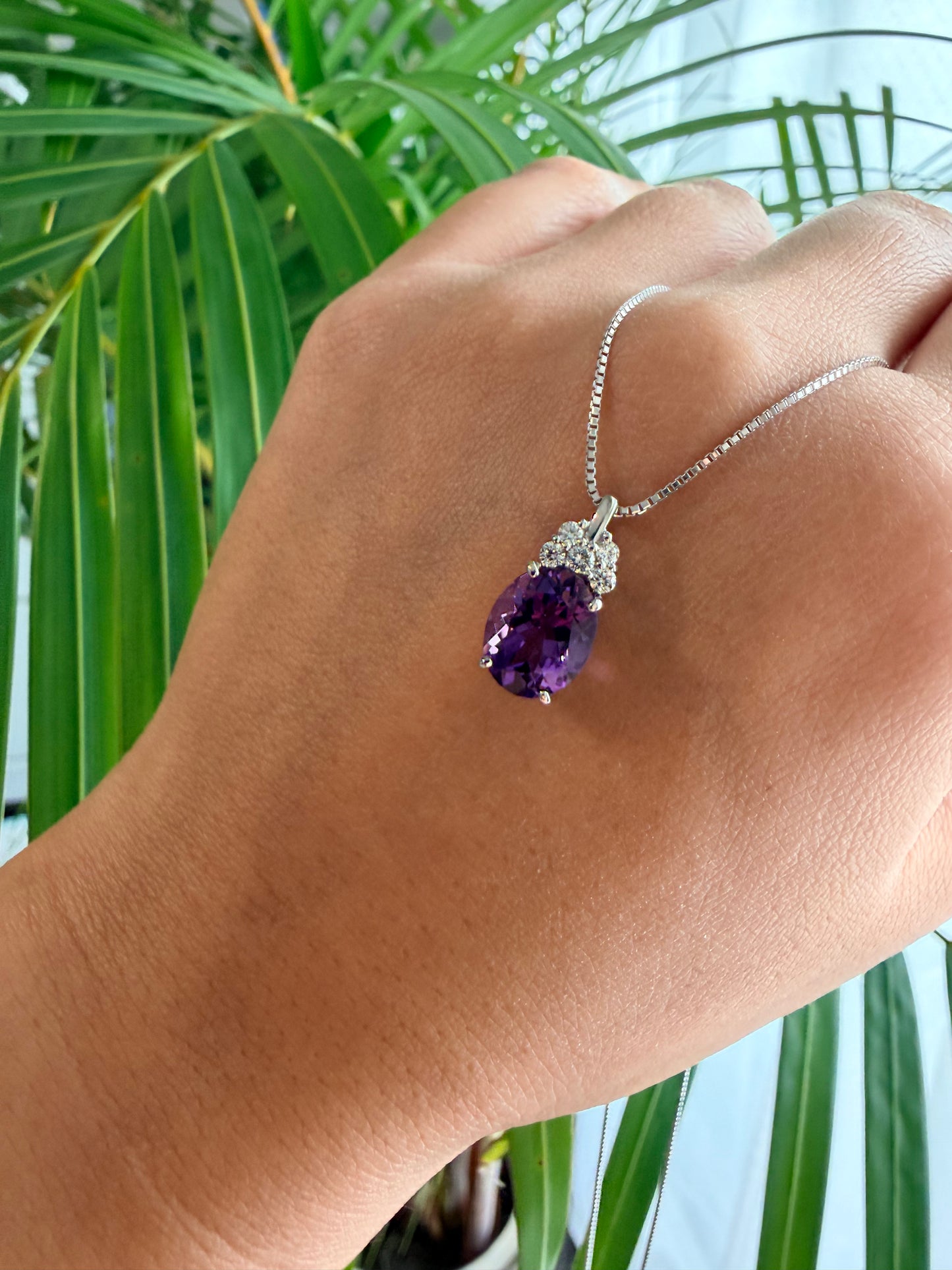 31．PT/WG　アメシスト　ネックレス