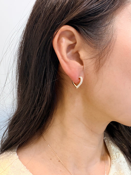 【Mi♡Corazonピアス】ハート型ピアス