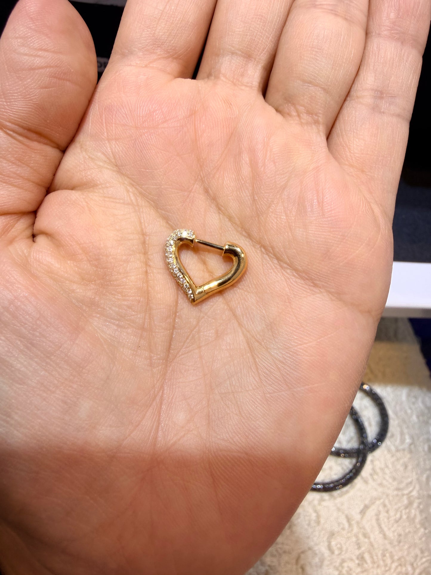 【Mi♡Corazonピアス】ハート型ピアス