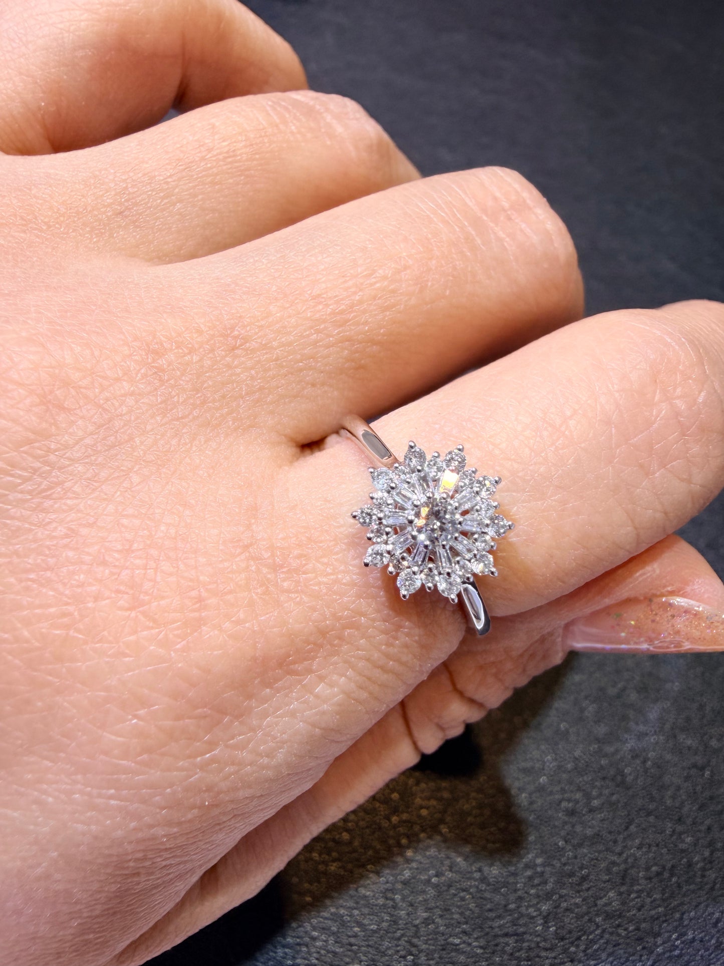 【Petite Snow Flake】リング