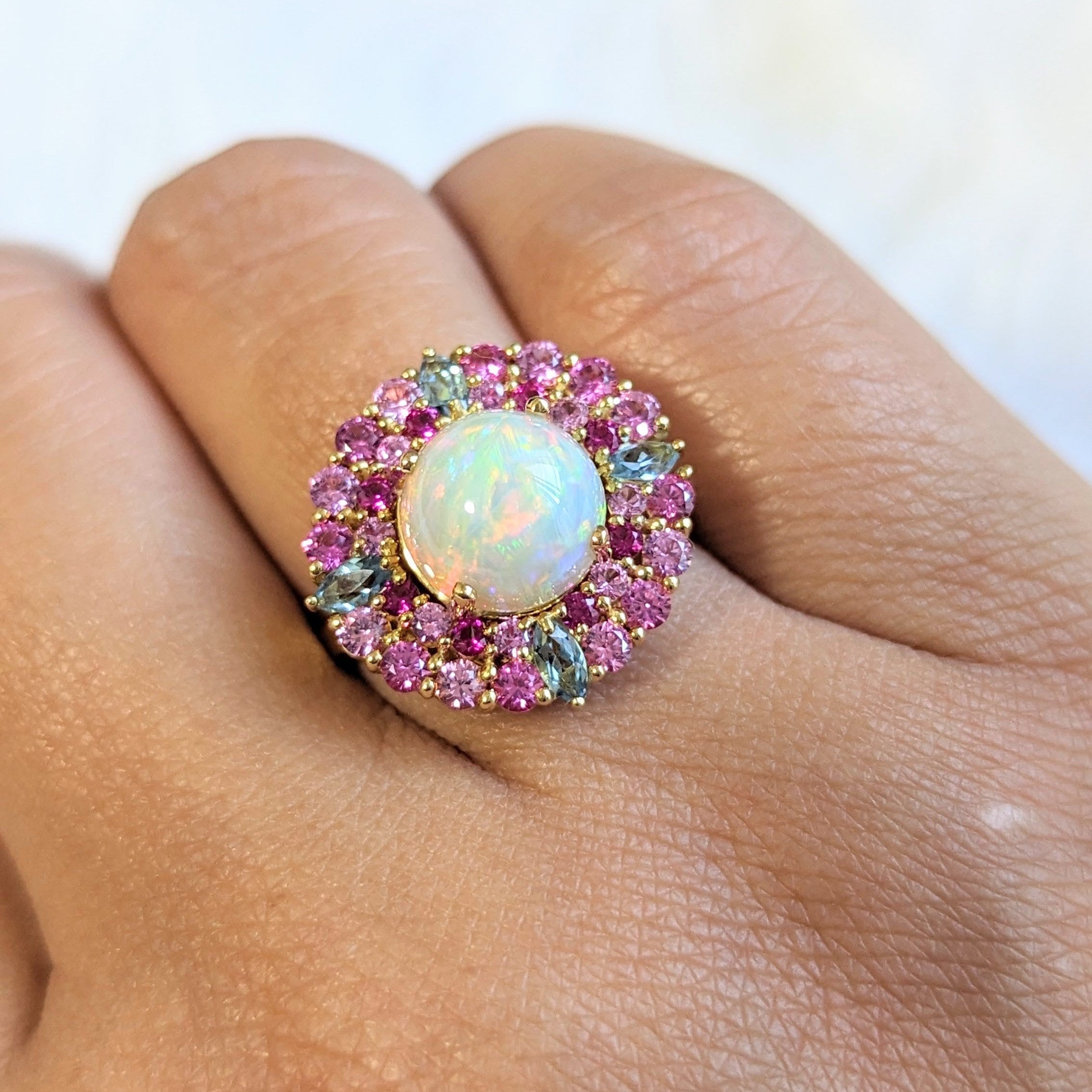 春色の新色です♡『Rose 不用心 orgonite ring』お守りに♡