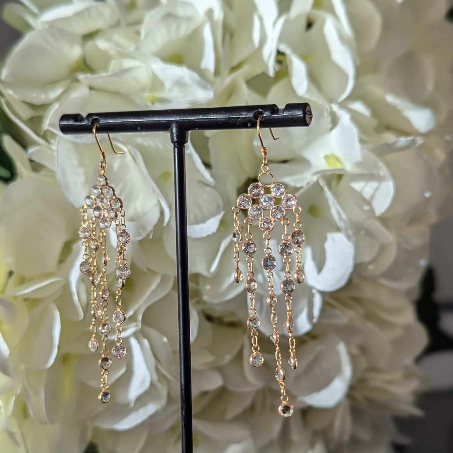 15. ホワイトトパーズ　オリエンタルピアス