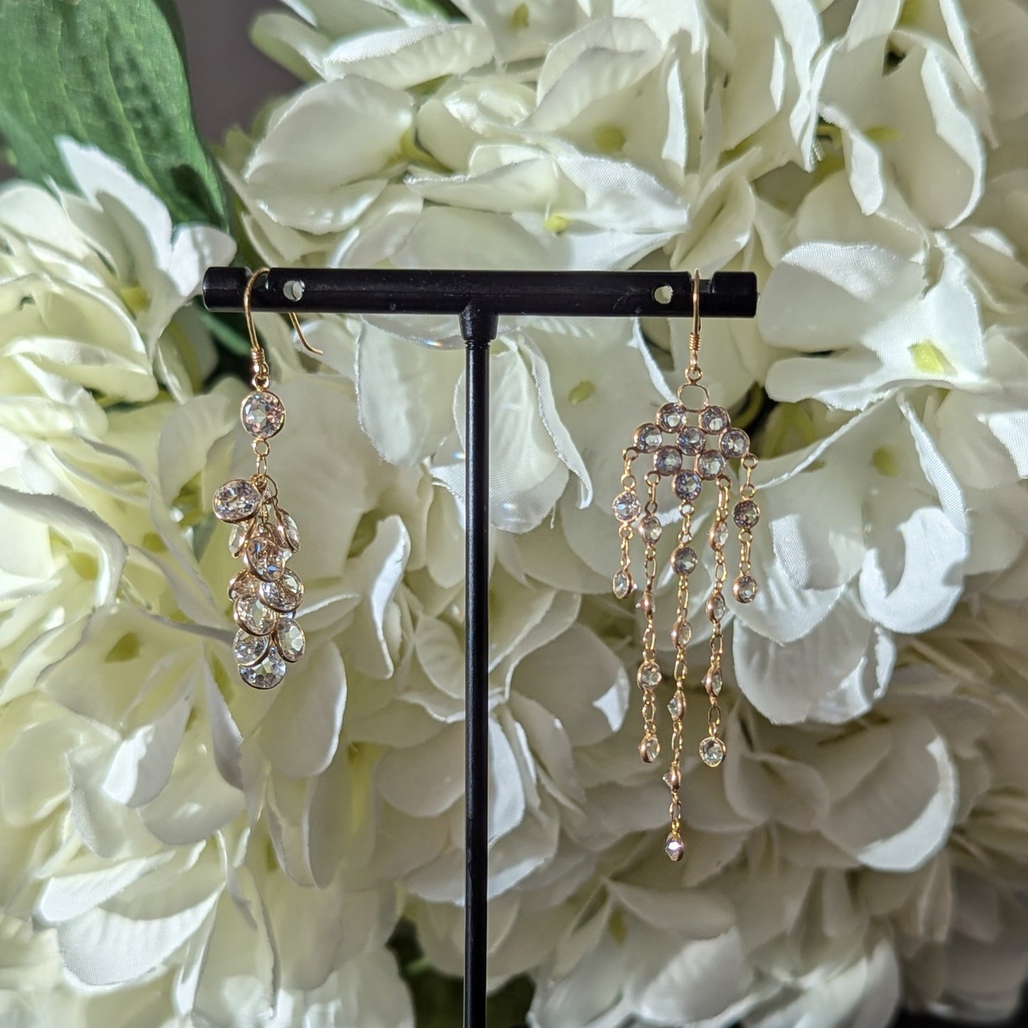 15. ホワイトトパーズ　オリエンタルピアス