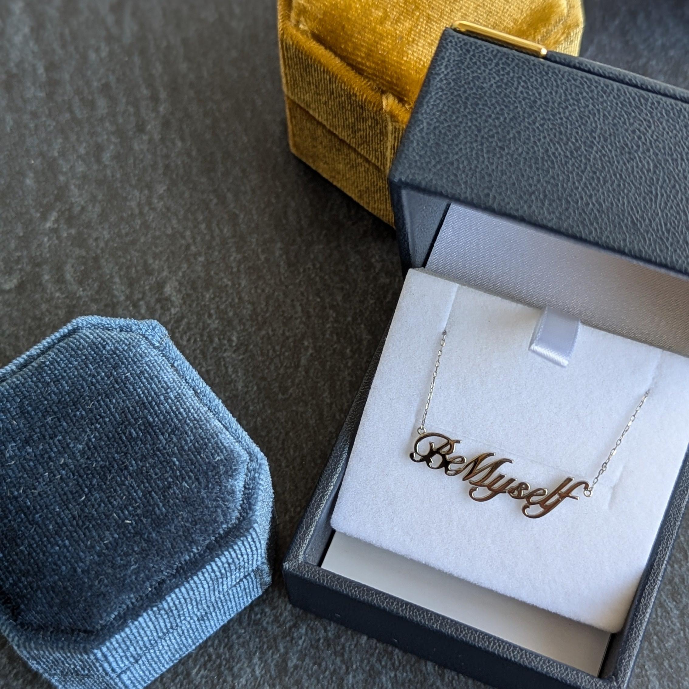 世界に一つ/オーダーメイド】ネーム/メッセージネックレス – KAORI WONG