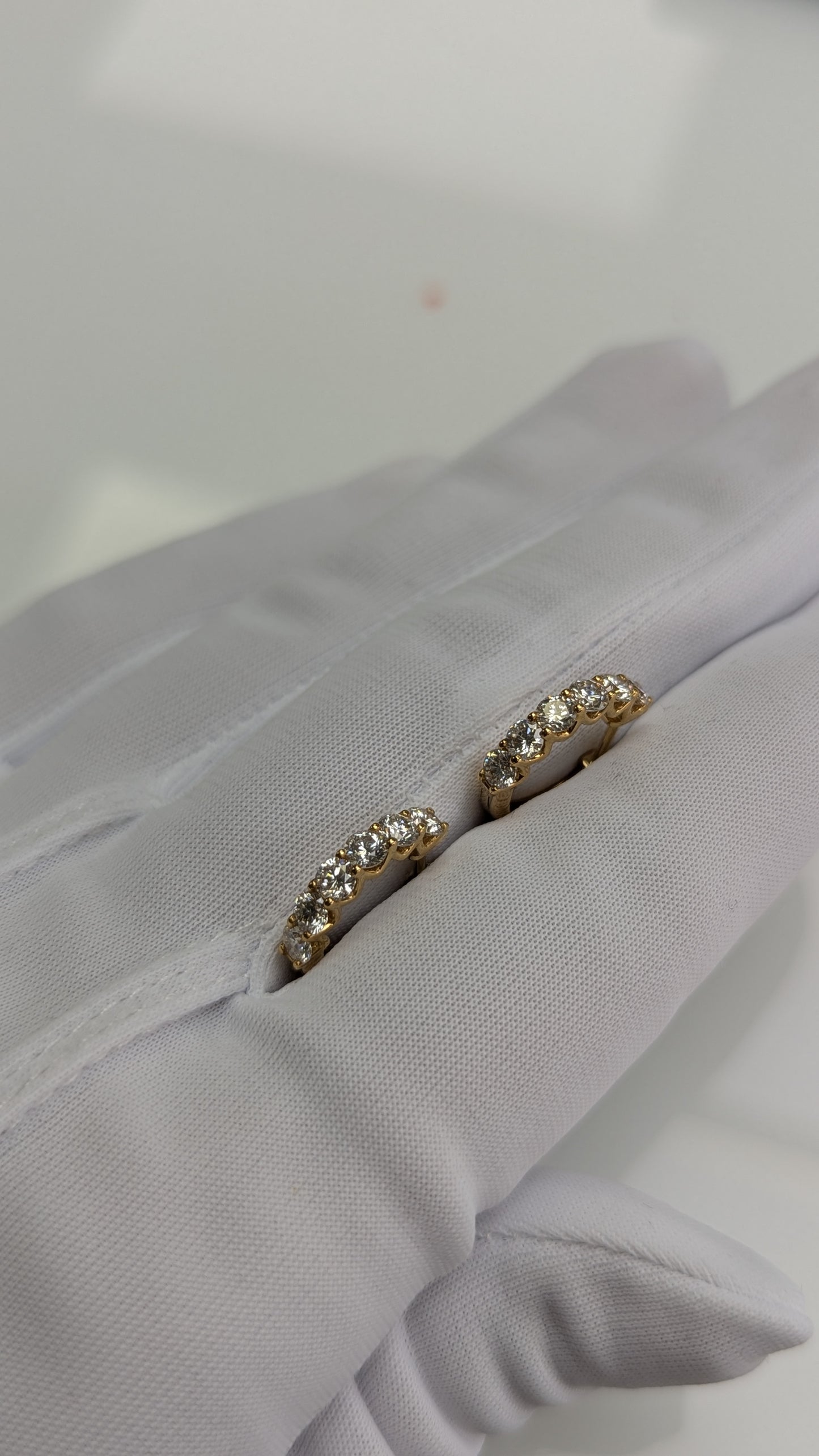 【1460フープ】12石・約1.2ct前後・2.8mm x 15mm