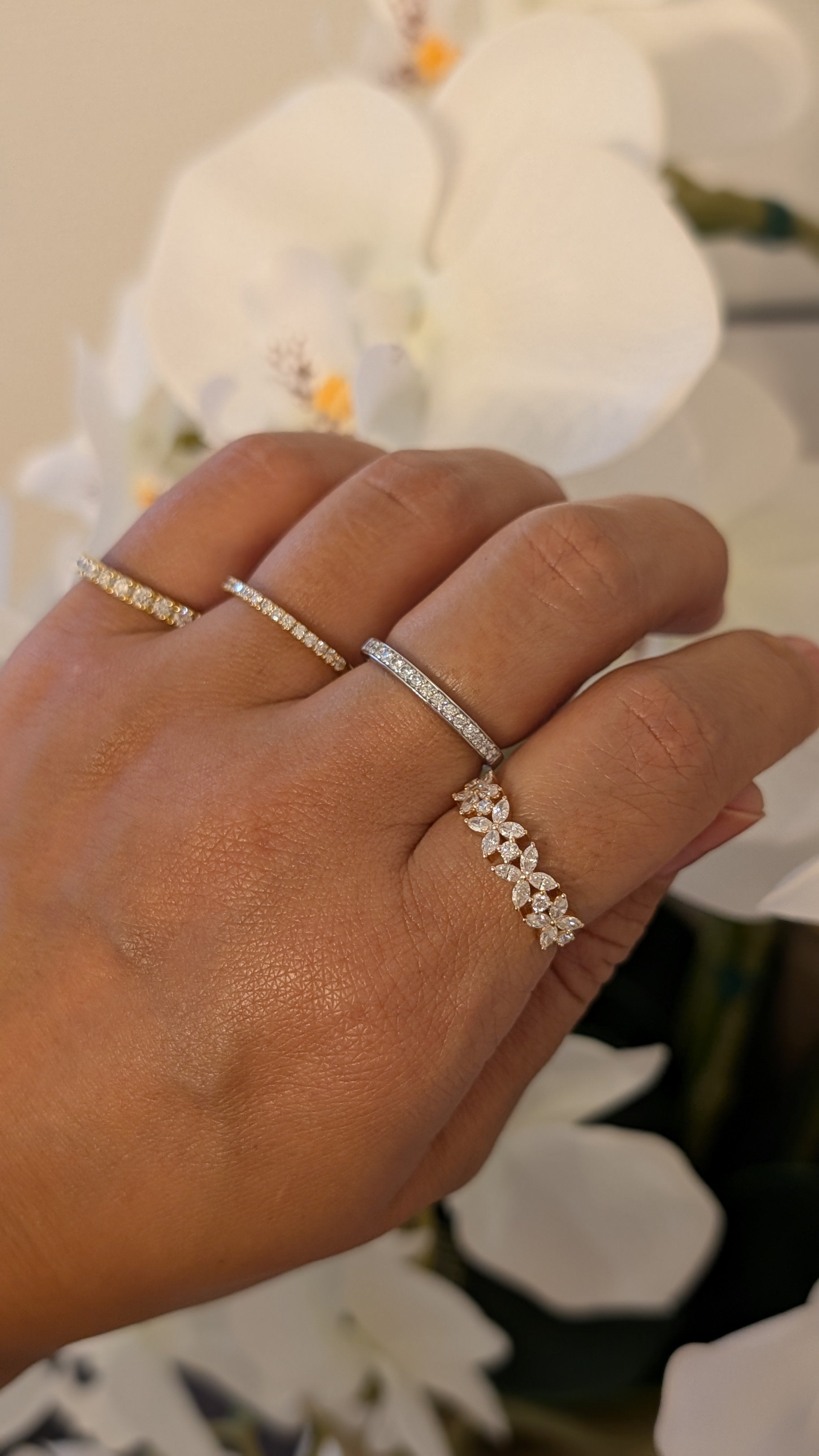 ハーフエタニティなど】ダイヤモンド x デイリージュエリー – KAORI WONG