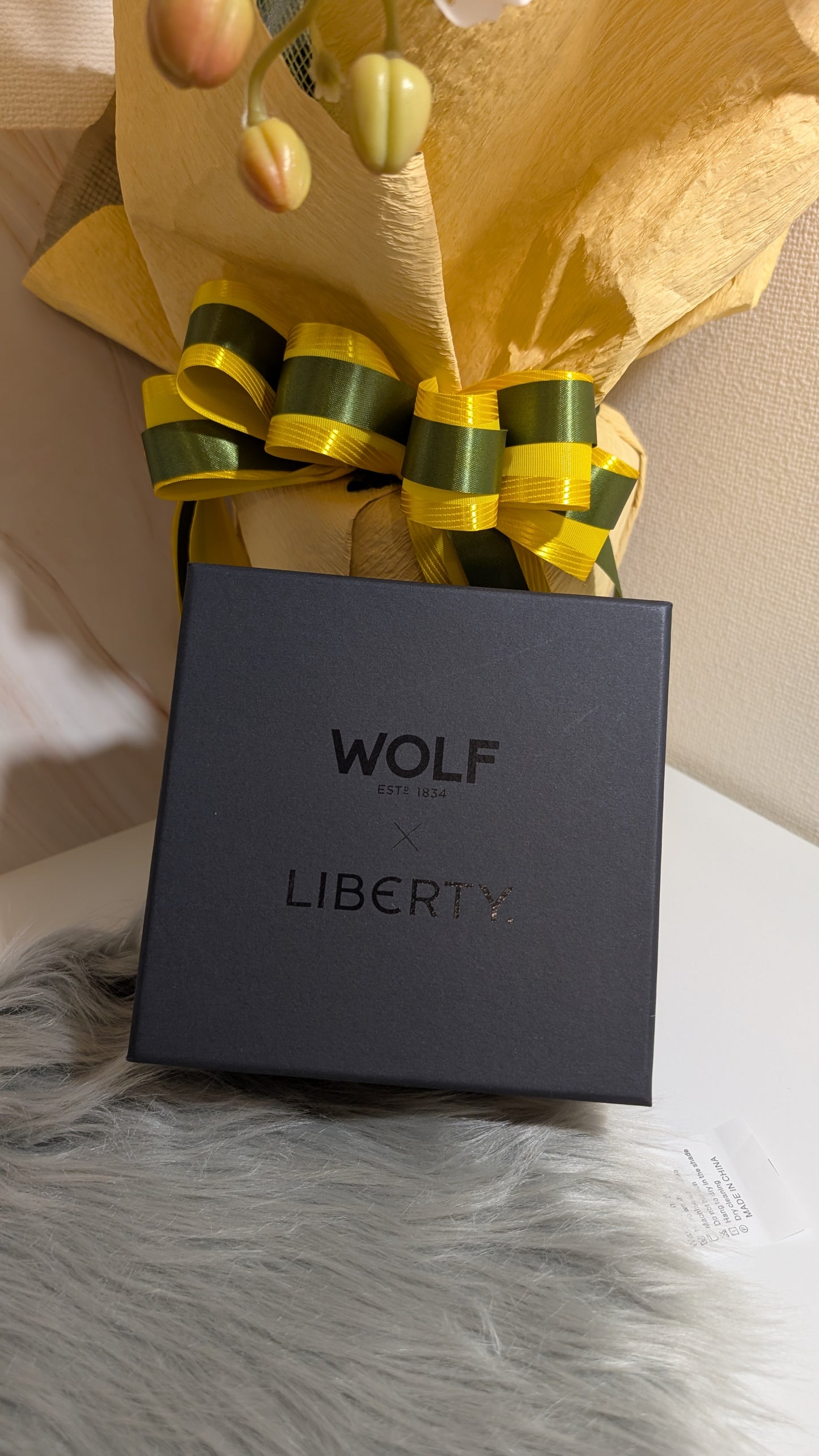 「WOLF × LIBERTY」スモール トラベル ジュエリー ジップケース
