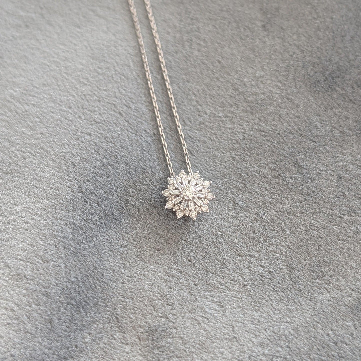 【Petit Snowflake】プチスノーフレーク ネックレス