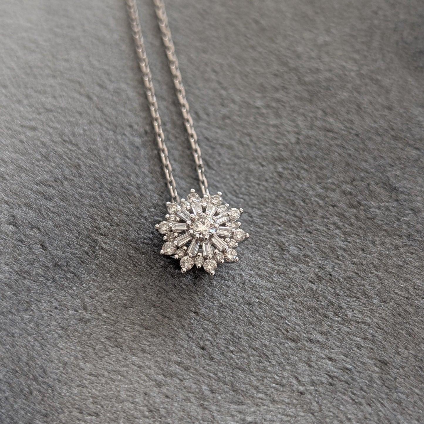 【Petit Snowflake】プチスノーフレーク ネックレス