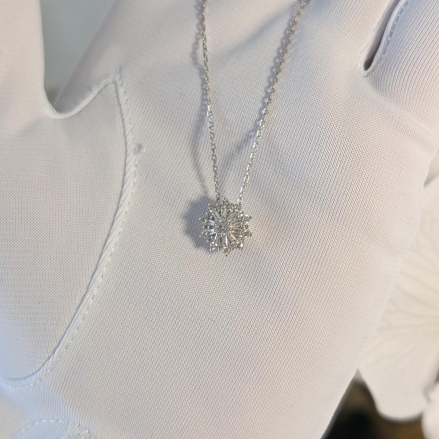 【Petit Snowflake】プチスノーフレーク ネックレス