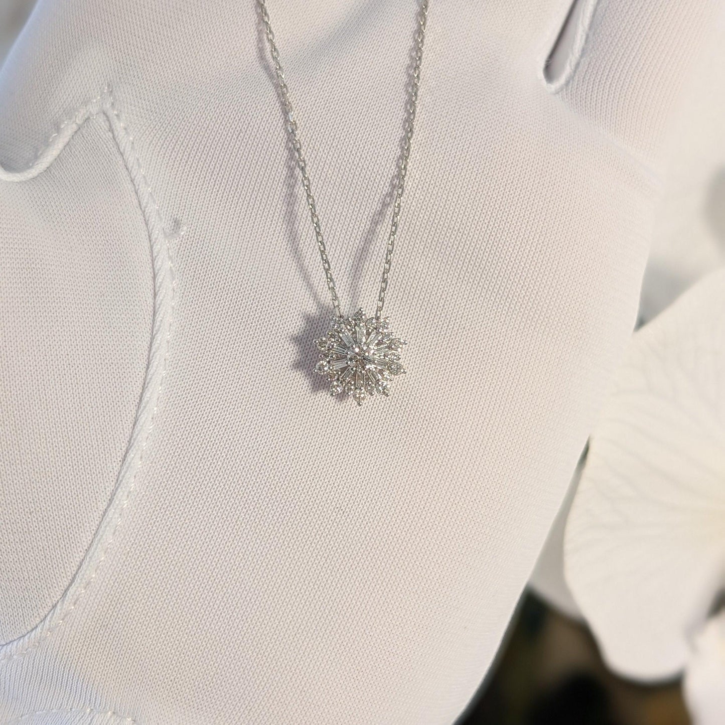 【Petit Snowflake】プチスノーフレーク ネックレス