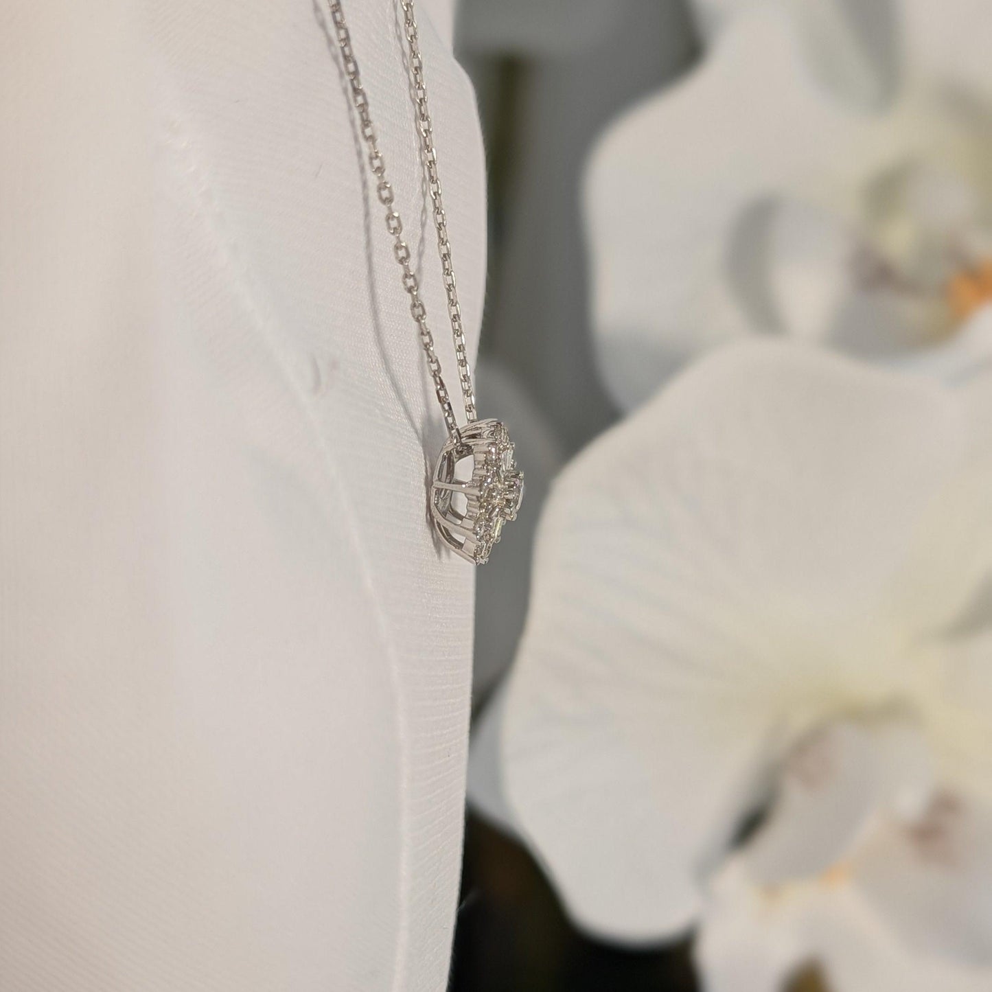 【Petit Snowflake】プチスノーフレーク ネックレス