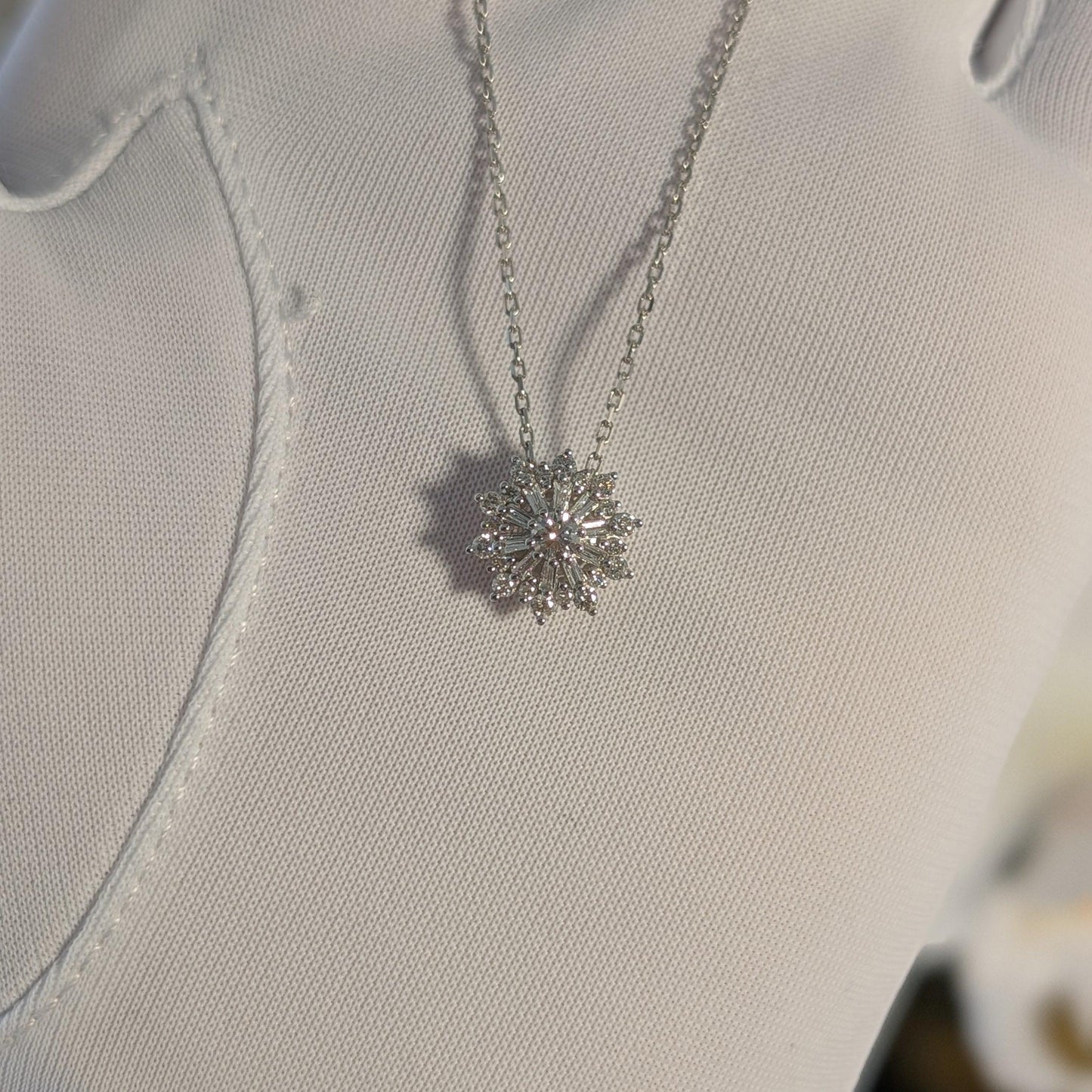 【Petit Snowflake】プチスノーフレーク ネックレス