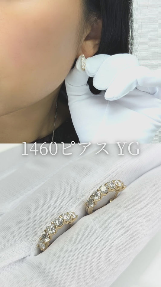 【1460フープ】12石・約1.2ct前後・2.8mm x 15mm