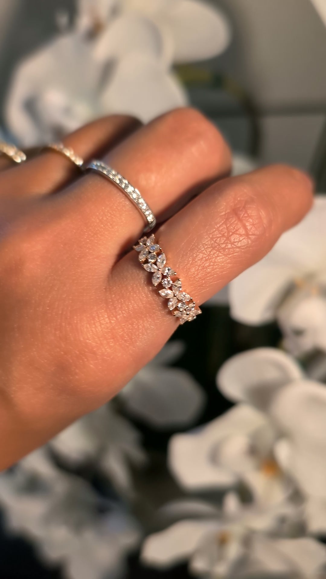 ハーフエタニティなど】ダイヤモンド x デイリージュエリー