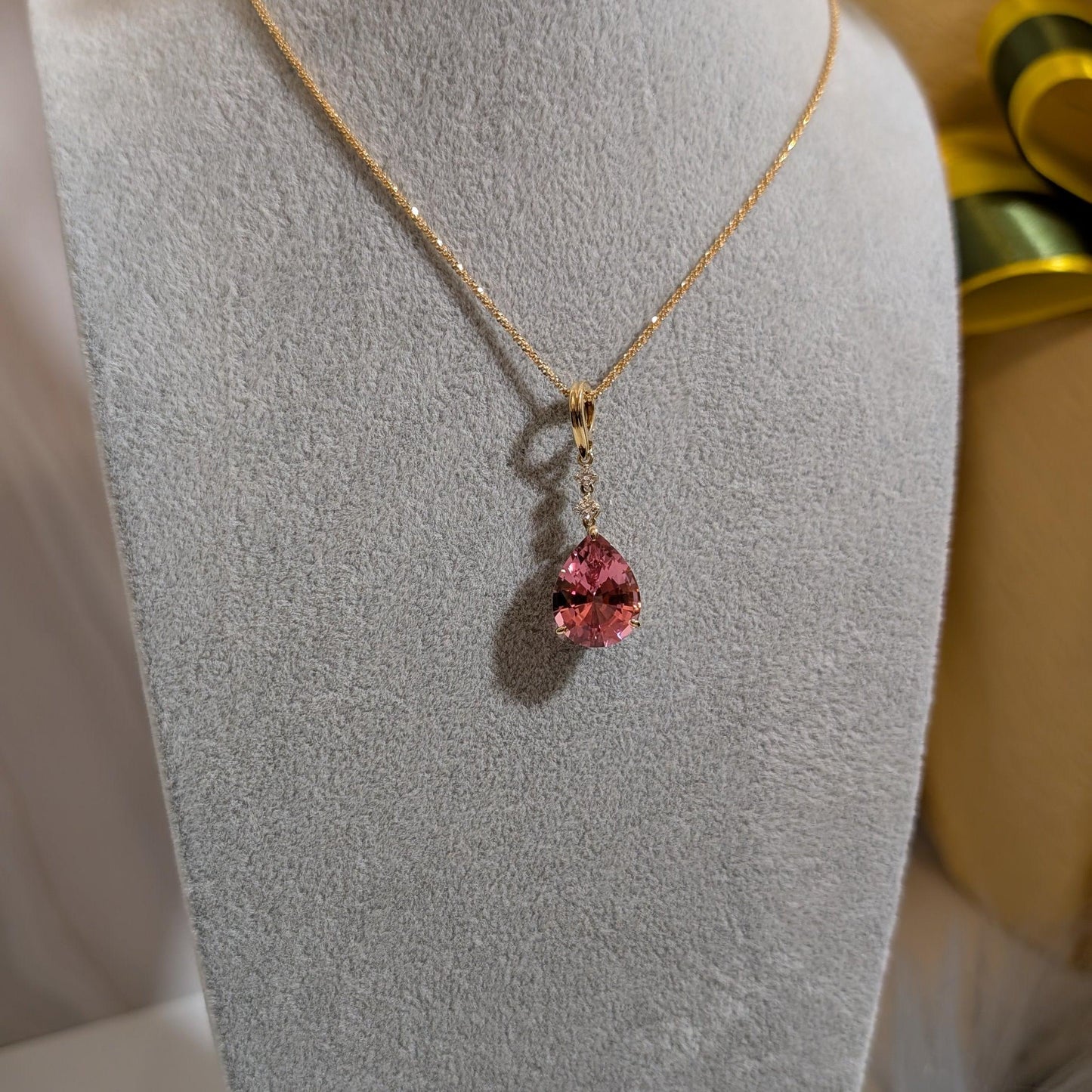 YGピンクトルマリン ペンダントヘッド