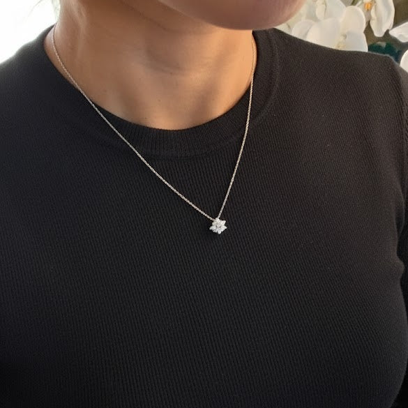 【Petit Snowflake】プチスノーフレーク ネックレス
